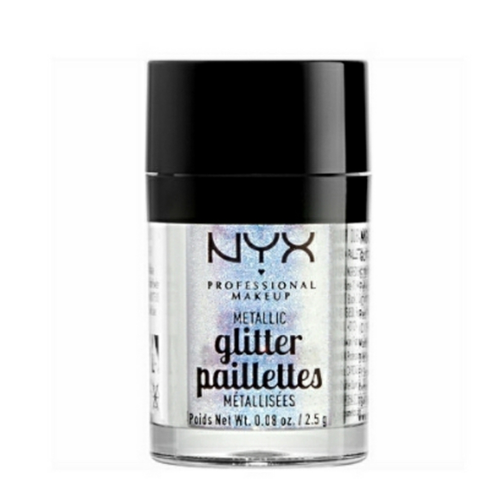 NYX PROFESSIONAL FACE & BODY MAKEUP METALLIC GLITTER.